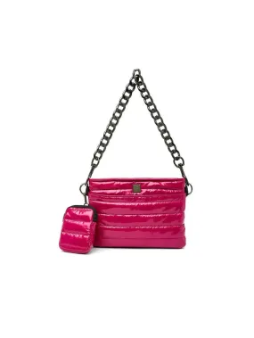 Downtown Crossbody | Glossy Garnet