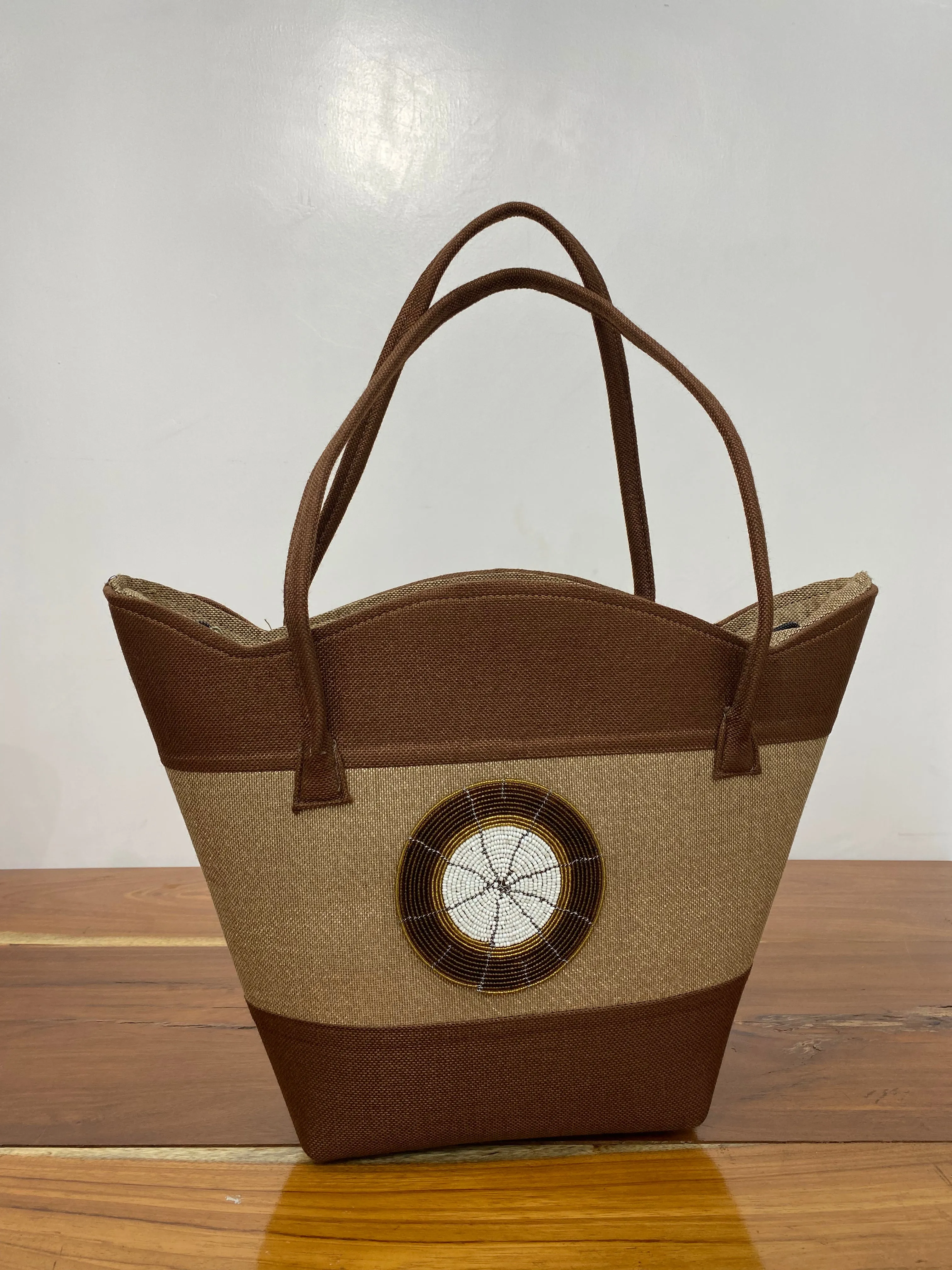 Earth tone Maasai Handbag