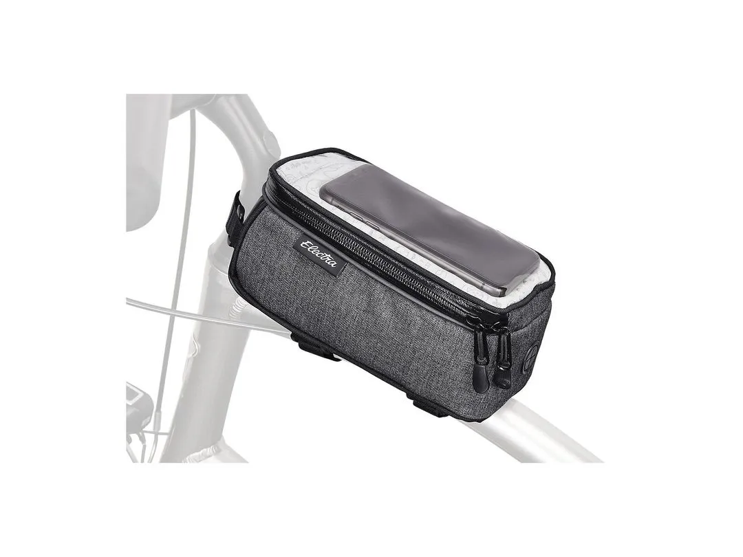 Electra Heather Charcoal Top Tube Mounted Phone Bag