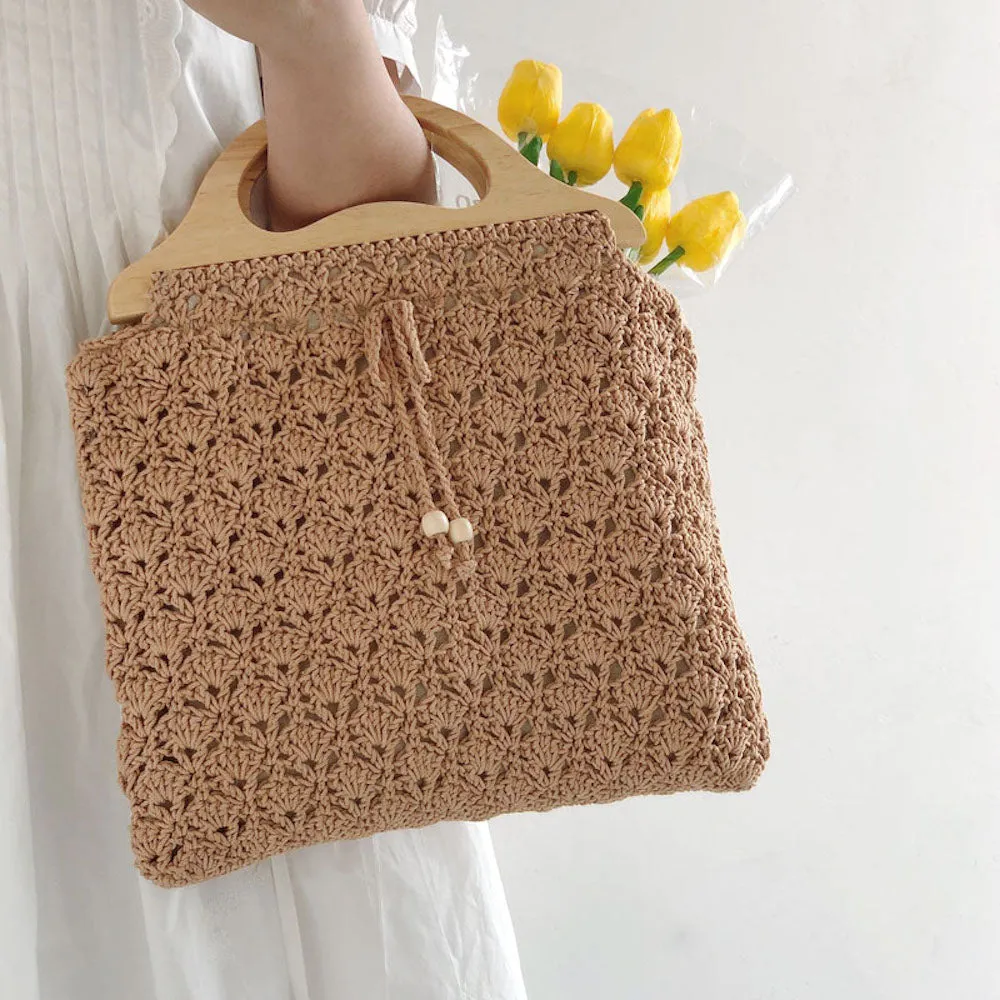 Elena Handbags Crochet Harajuku Style Bag