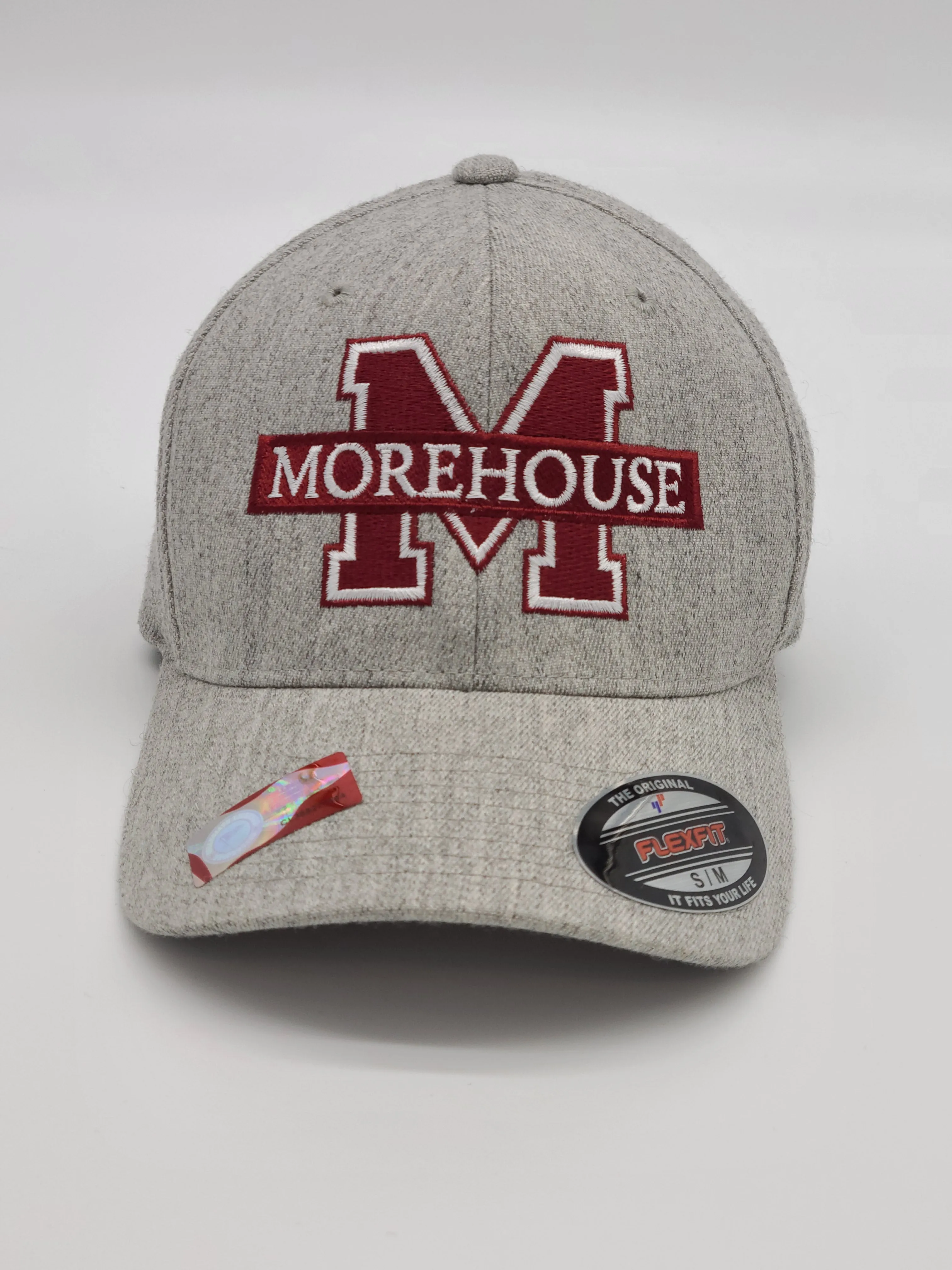 Embroidered Morehouse Wooly 6-Panel Cap