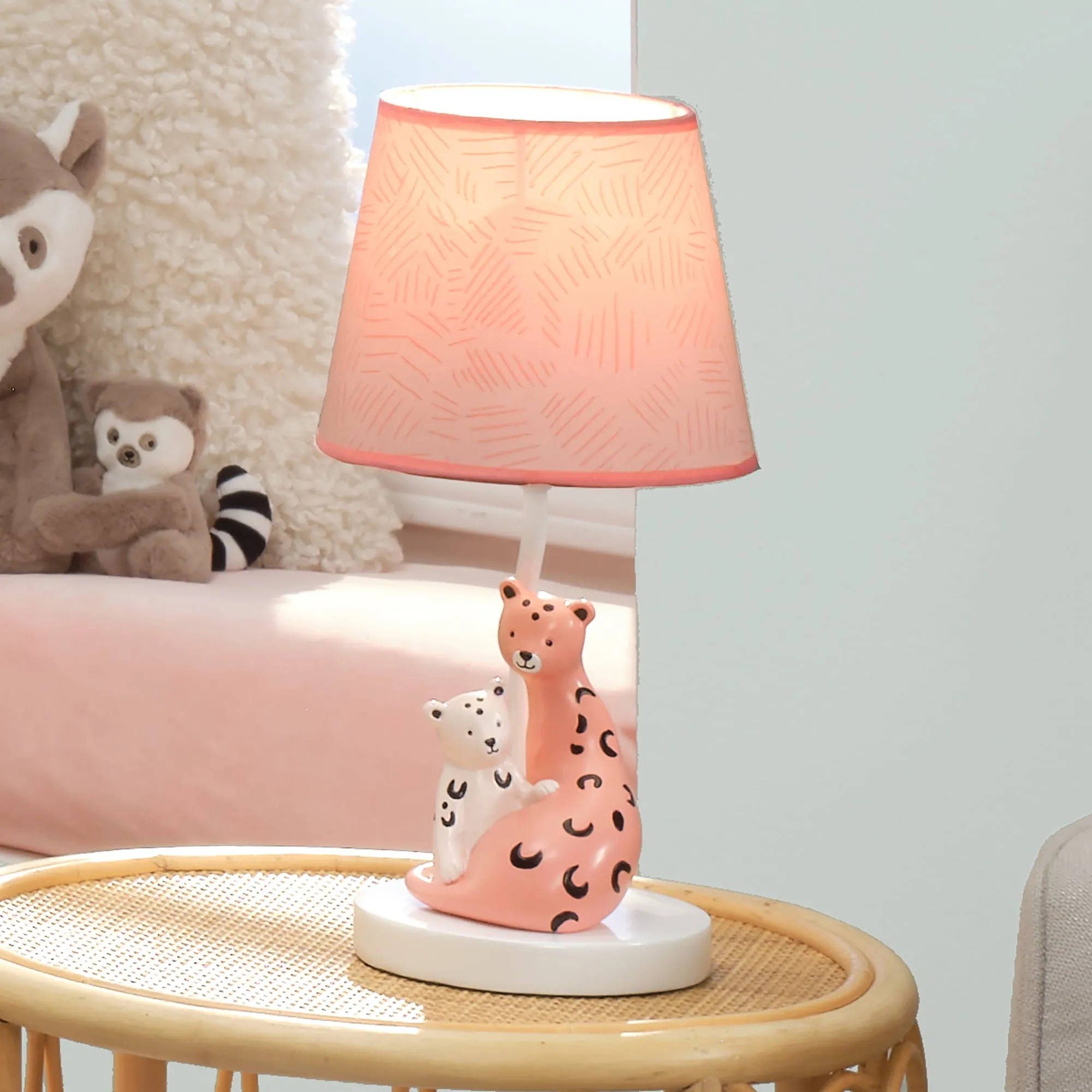 Enchanted Safari Lamp with Shade & Bulb