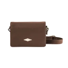 Estilo Crossbody Bag - Brown/Cream by Pampeano