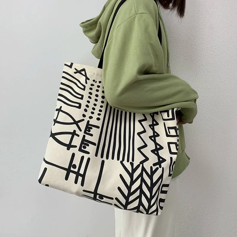 European Style Lazy Wind Canvas Bag