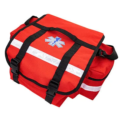 First Aid Kit, Elite Trauma Bag, 25.25" x 13.75" x11.5", Orange