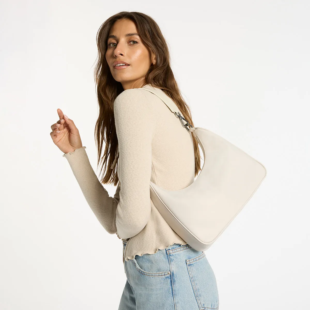 Fleur Recycled Bag - Oyster