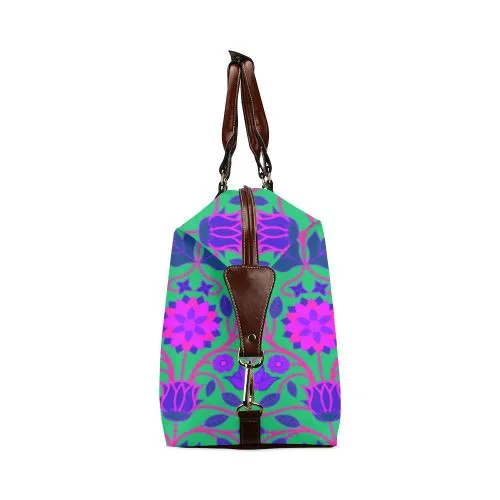 Floral Beadwork Four Clans Deep Lake Classic Travel Bag