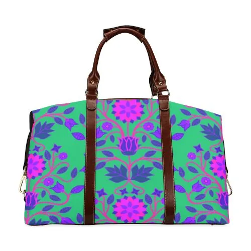 Floral Beadwork Four Clans Deep Lake Classic Travel Bag