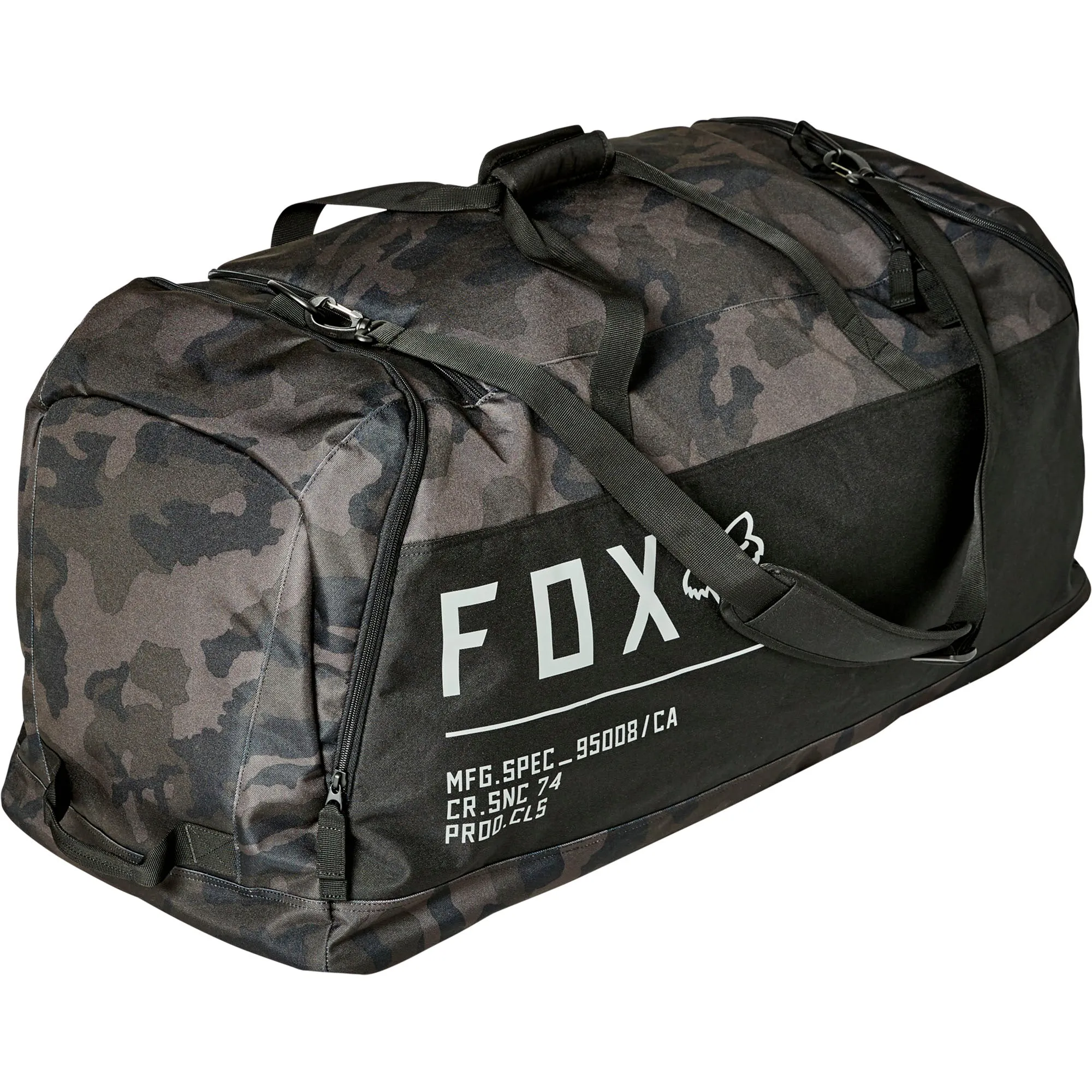 Fox Racing 28602-247-OS Black Camo Podium 180 Bag Padded Strap MotoX Storage Gear Duffle