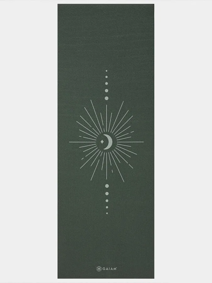 Gaiam Deep Green Vision Yoga Mat 5mm