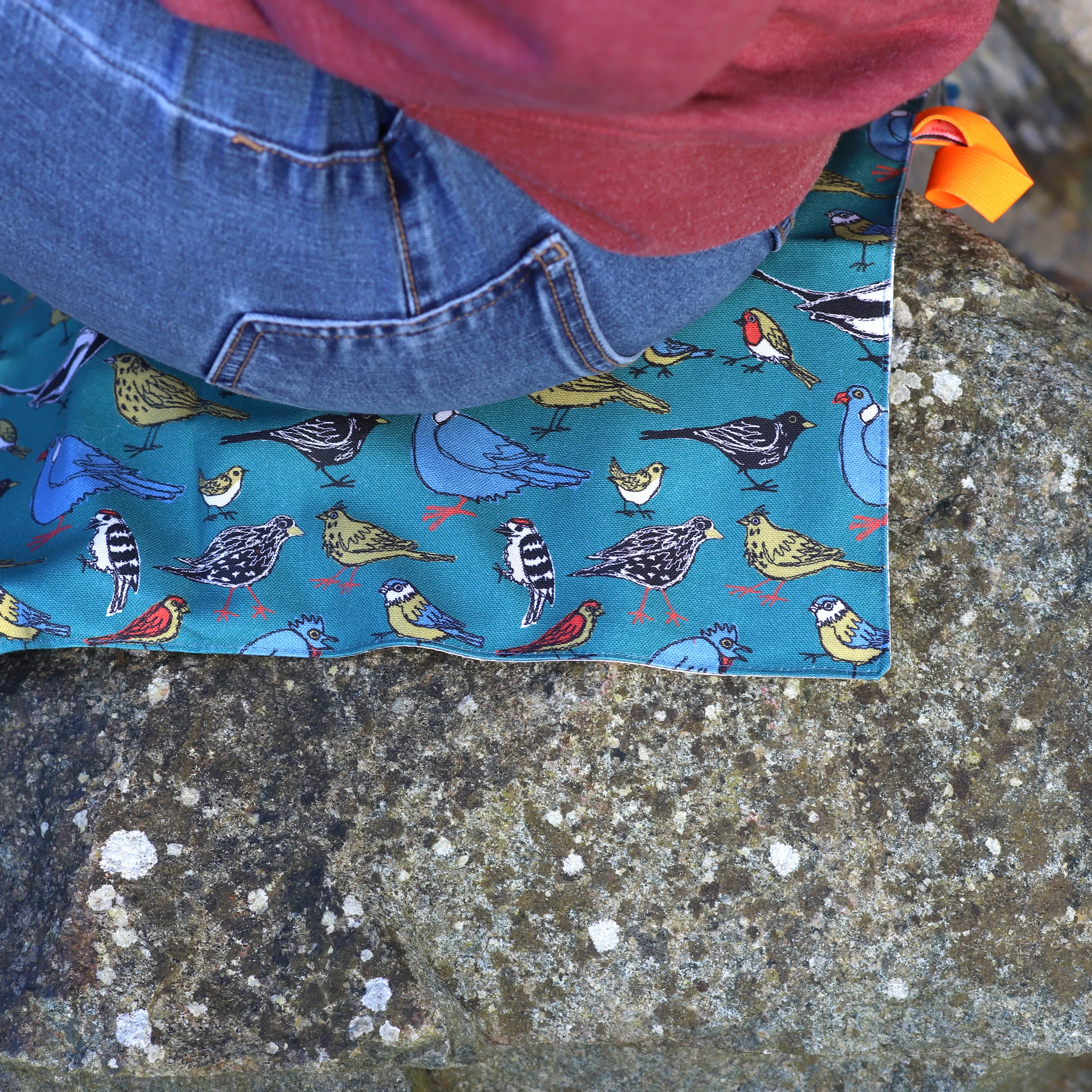 garden birds mini dry mat