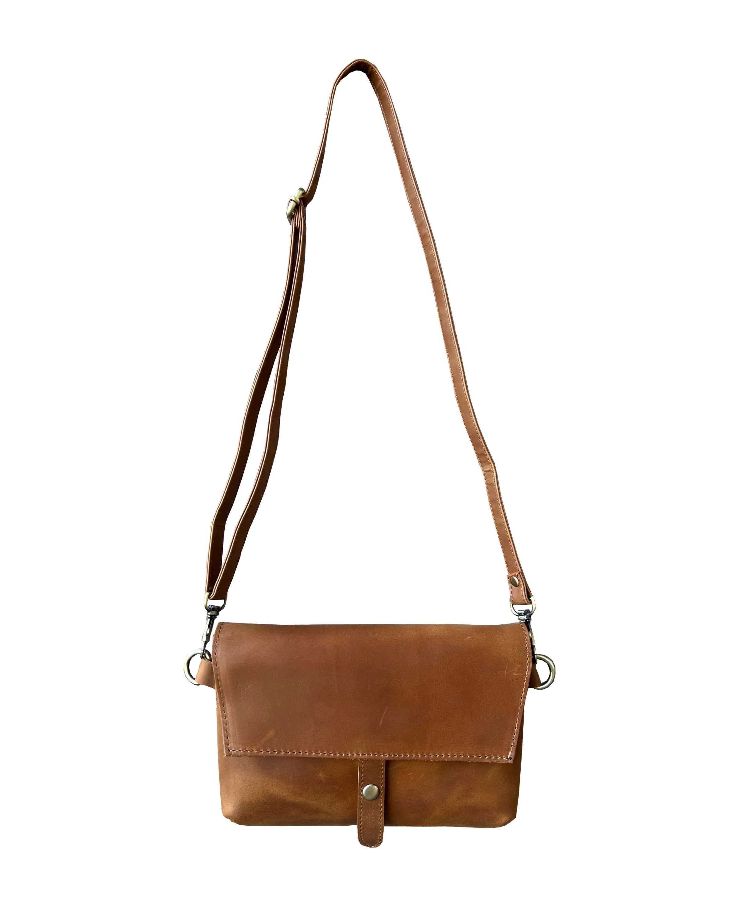 Genuine Leather Lottie Crossbody