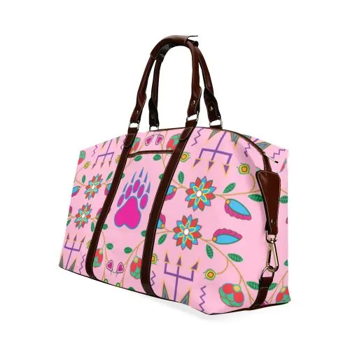 Geometric Floral Fall-Sunset Classic Travel Bag