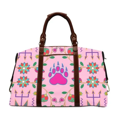 Geometric Floral Fall-Sunset Classic Travel Bag