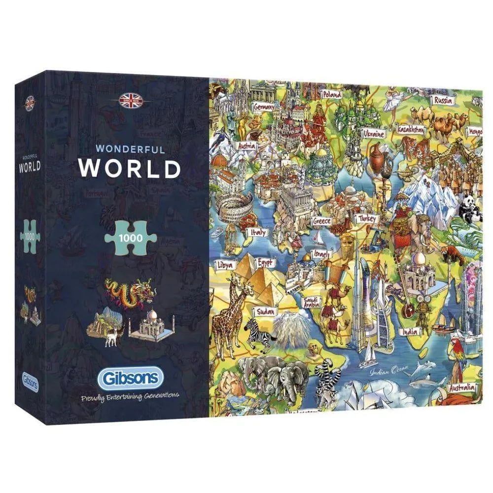 Gibsons 1000 Piece Jigsaw Puzzle - Wonderful World