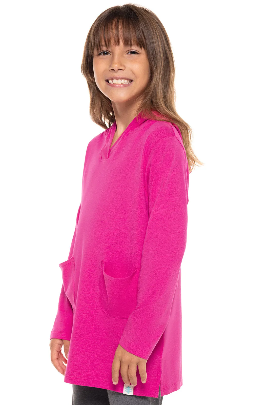 Girl's Catalina Beach Cover-Up Dress | Magnolia Pink