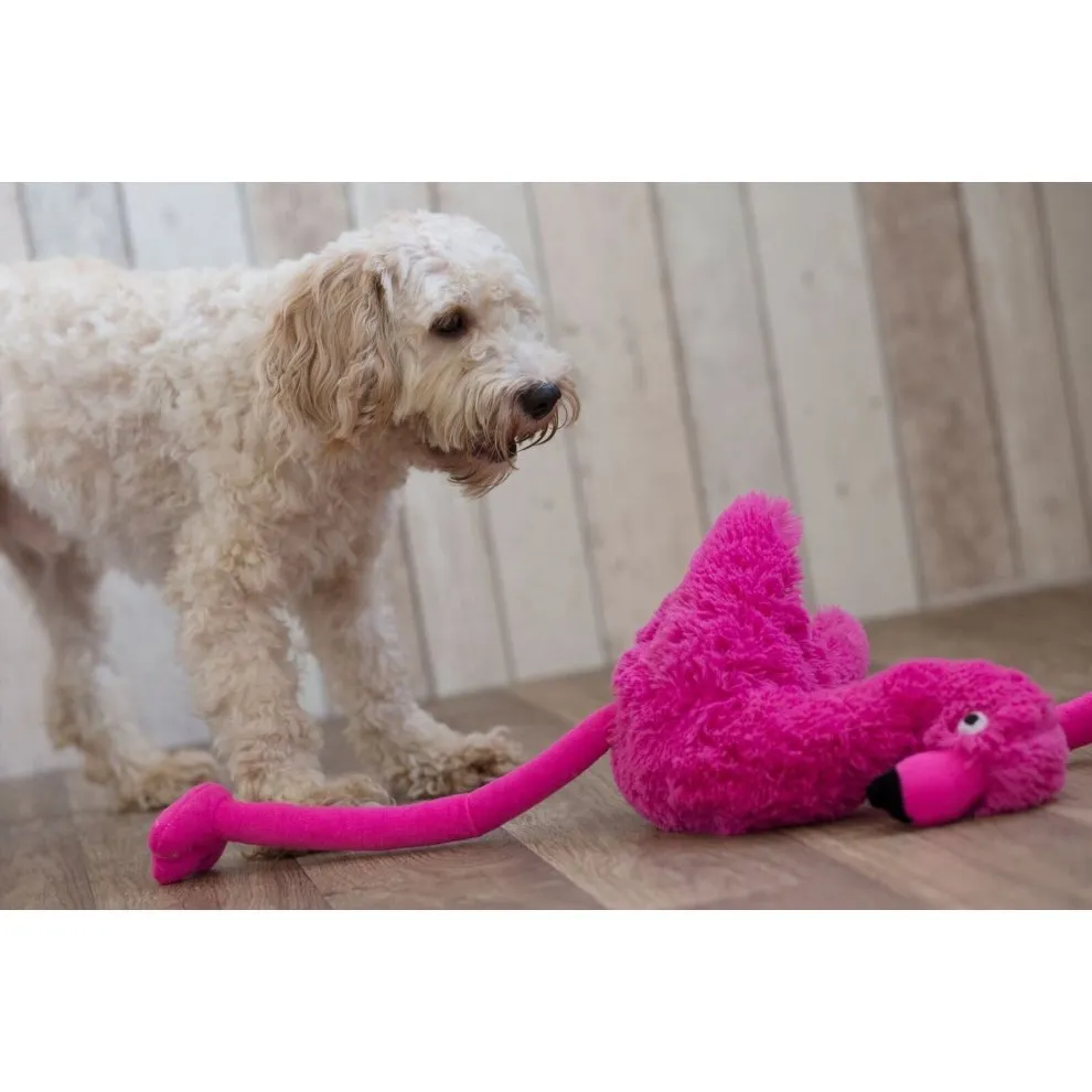 Gor Hugs Flamingo Plush Dog Toy