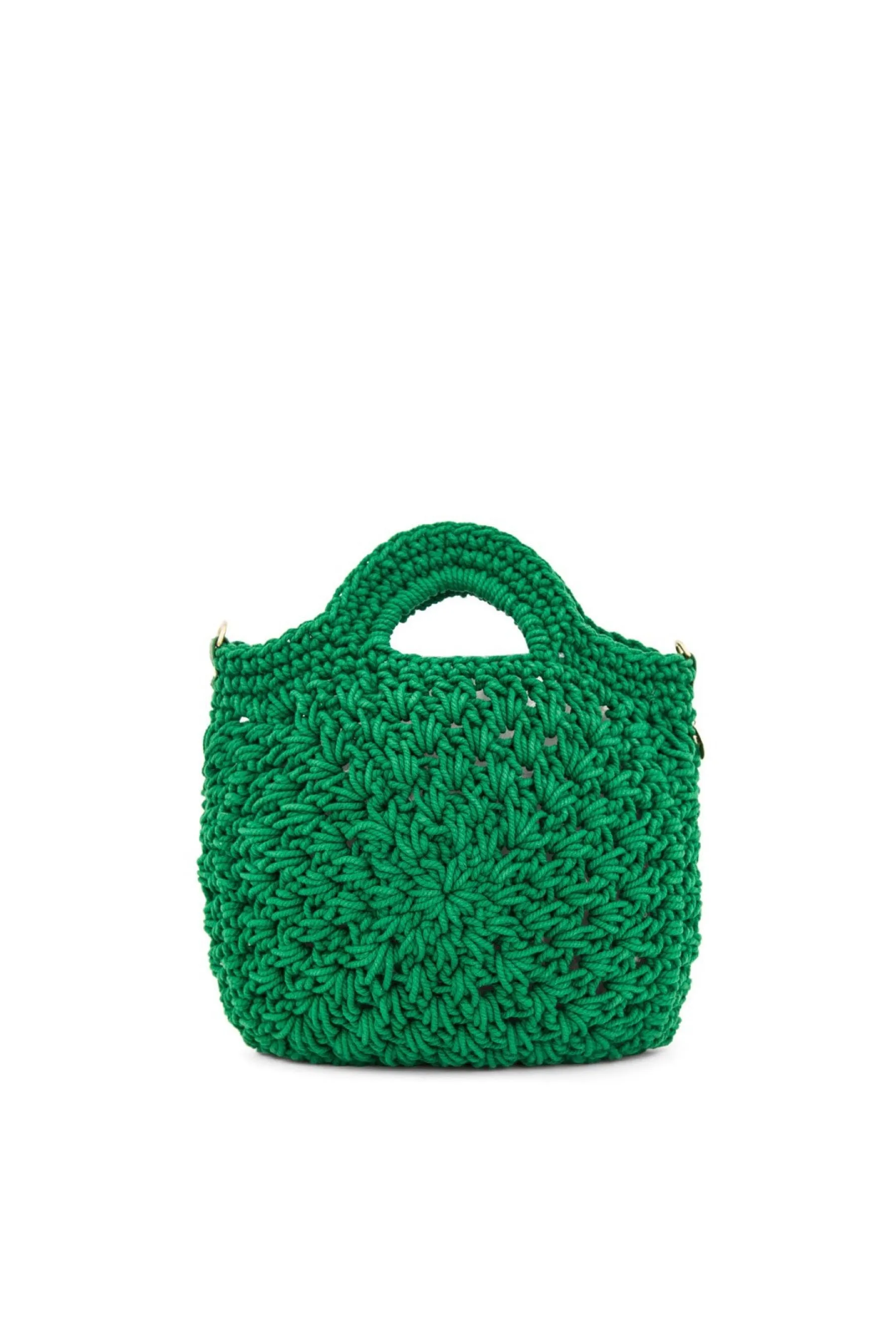 Green Crochet Coco Bag