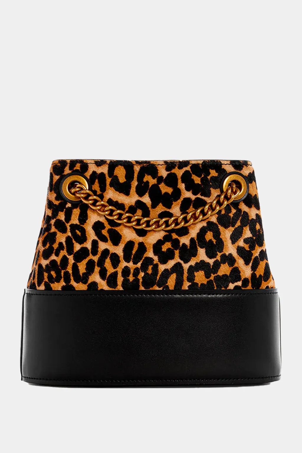 Guess - Leopard Iseline Bucket Bag