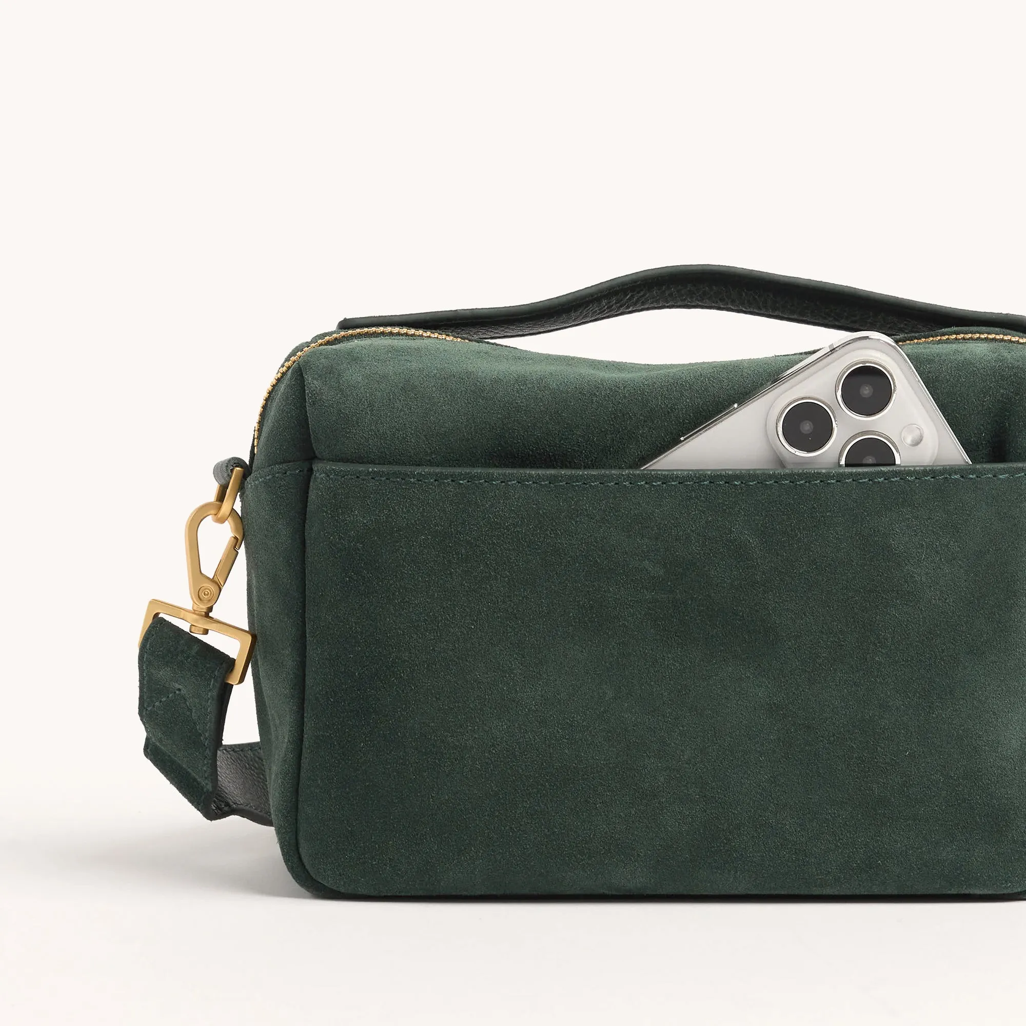 Hammitt Evan Small Crossbody Bag 18071 | Green Room Suede