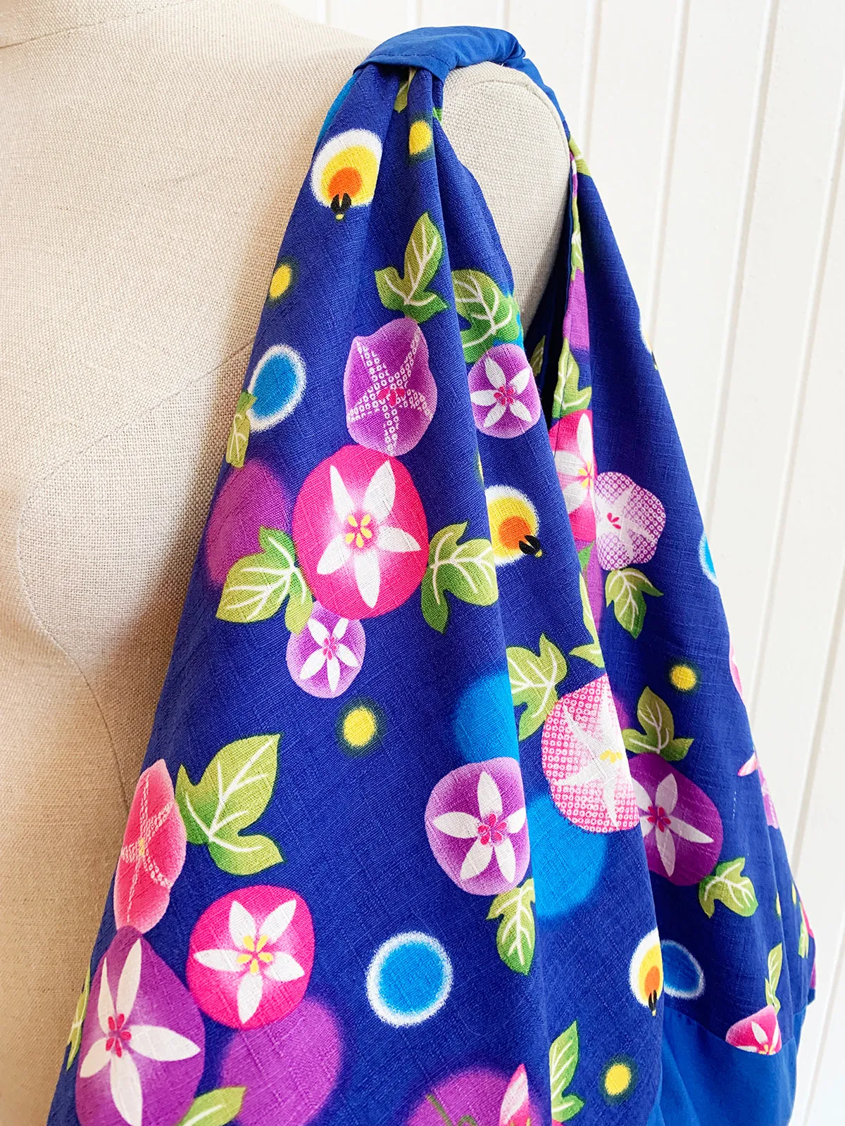 *Handmade* Origami bag | Market bag | Flowers Morning Glory