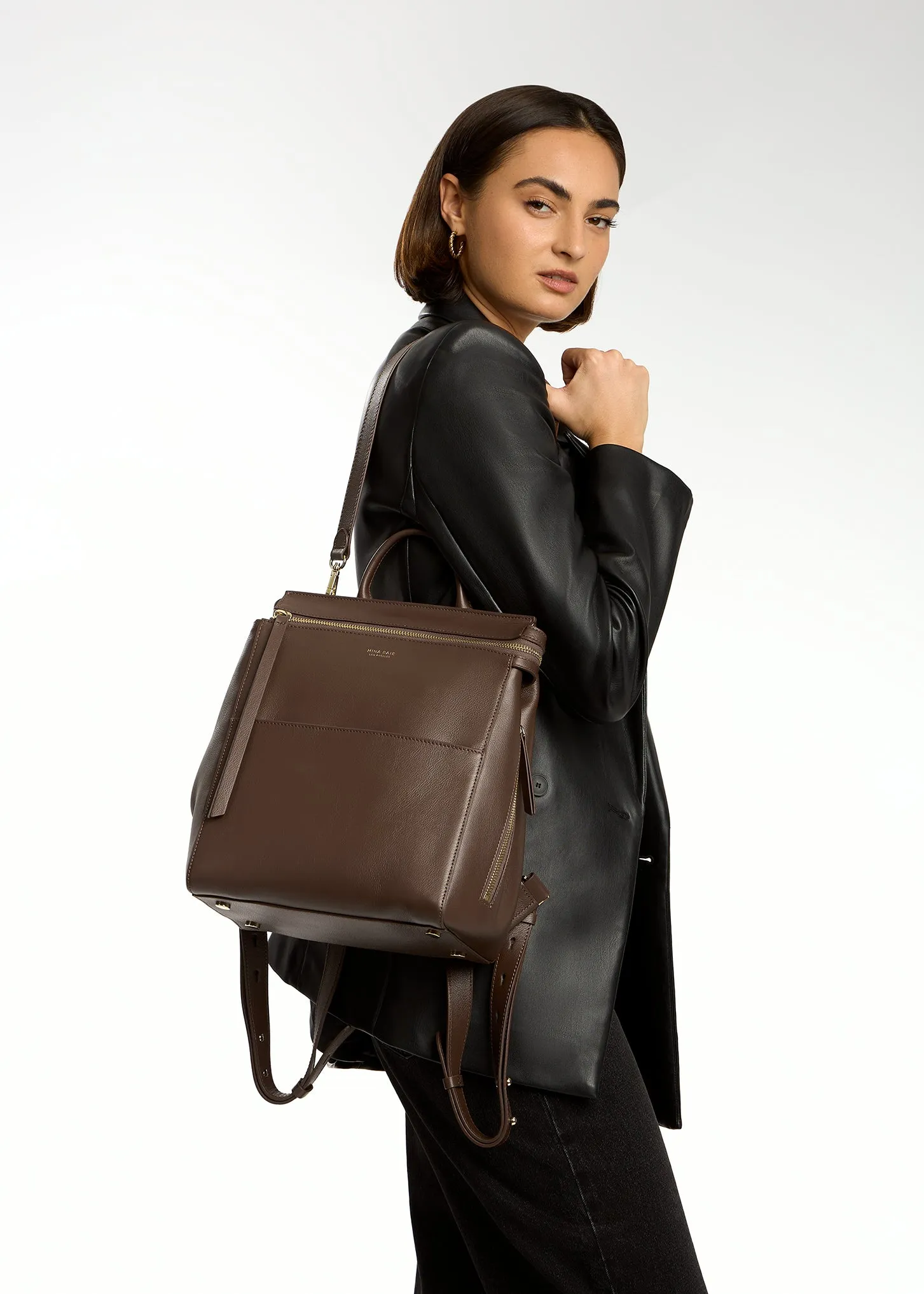 Harper Mini Backpack (Leather)