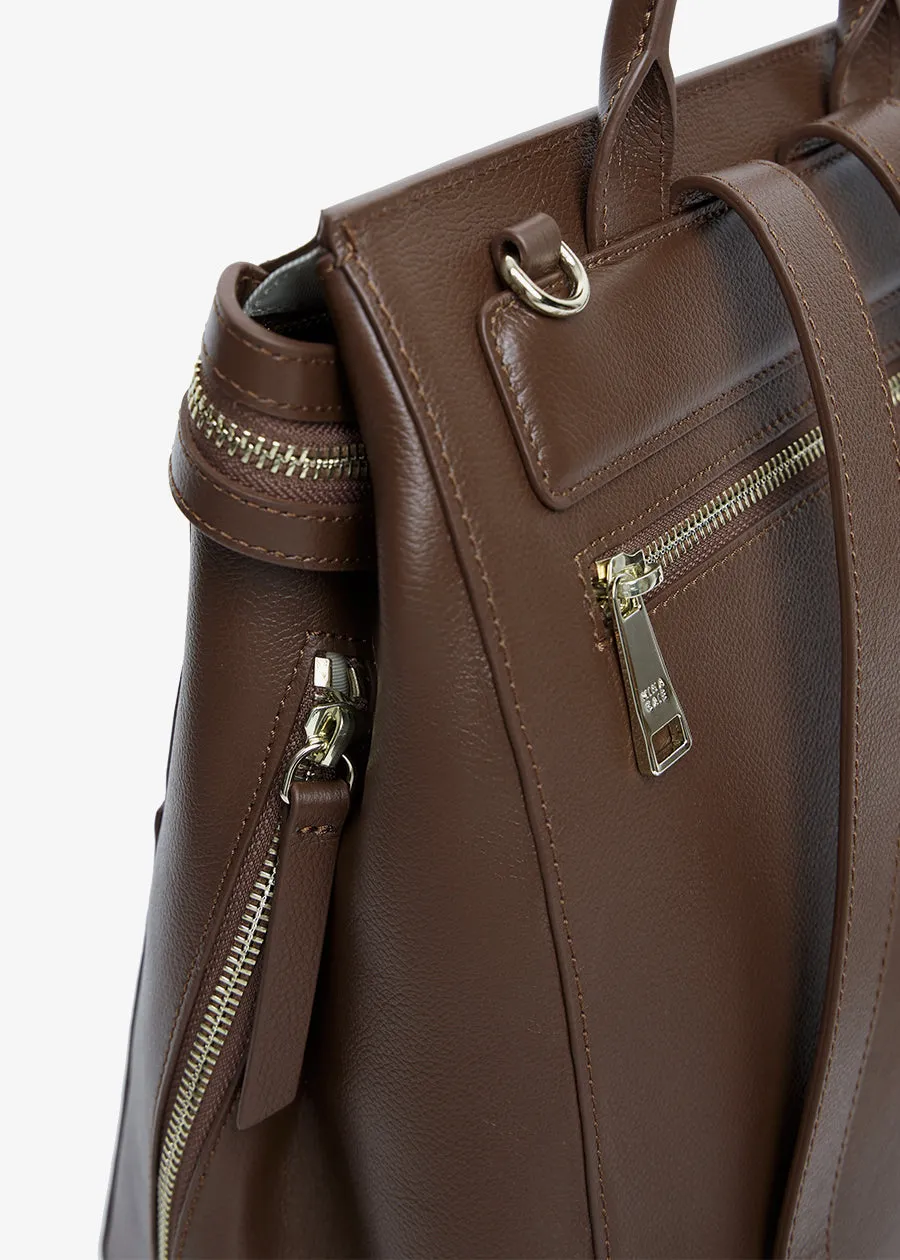 Harper Mini Backpack (Leather)