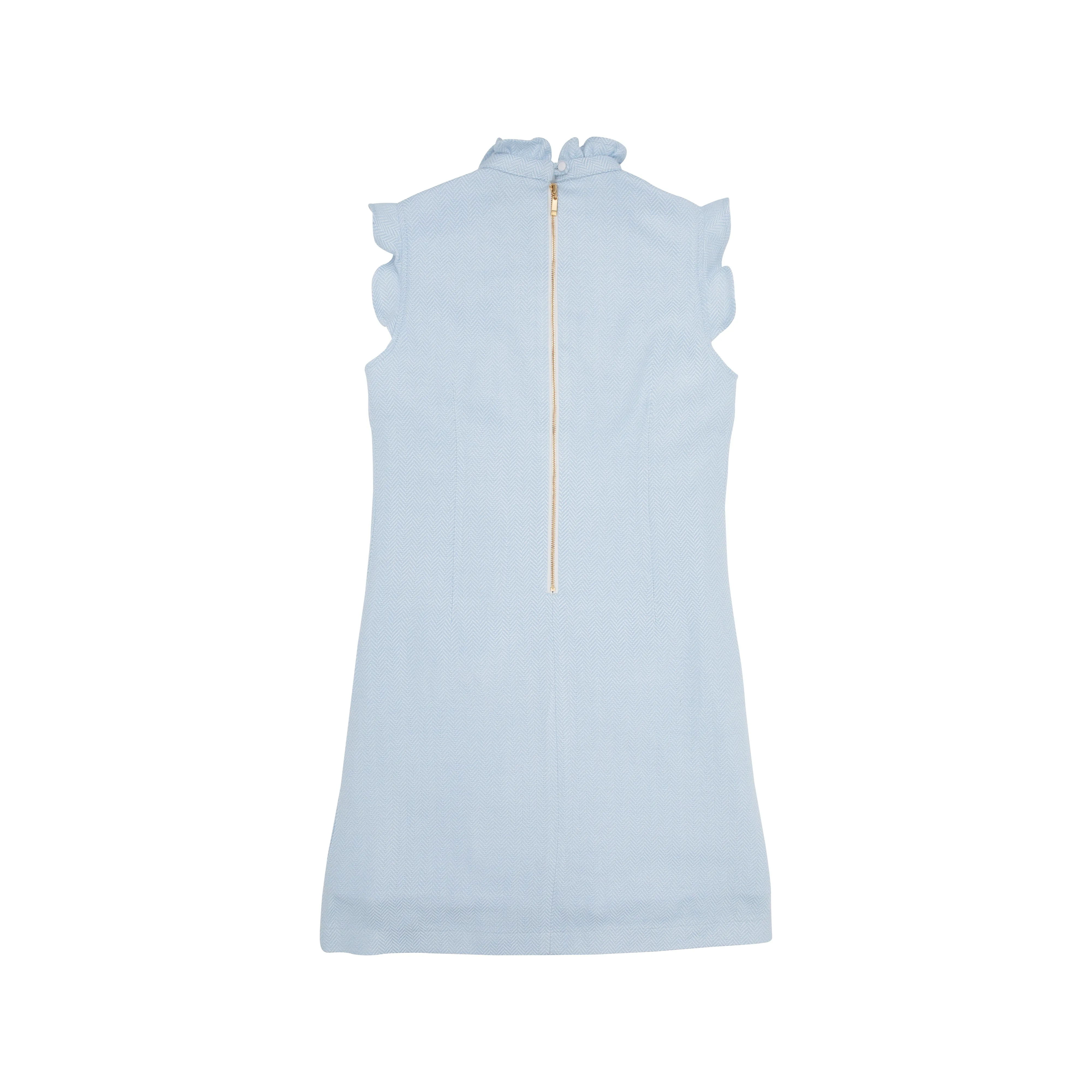 Hart's Happy Race Day Dress (Women's) - Beale Street Blue Herringbone