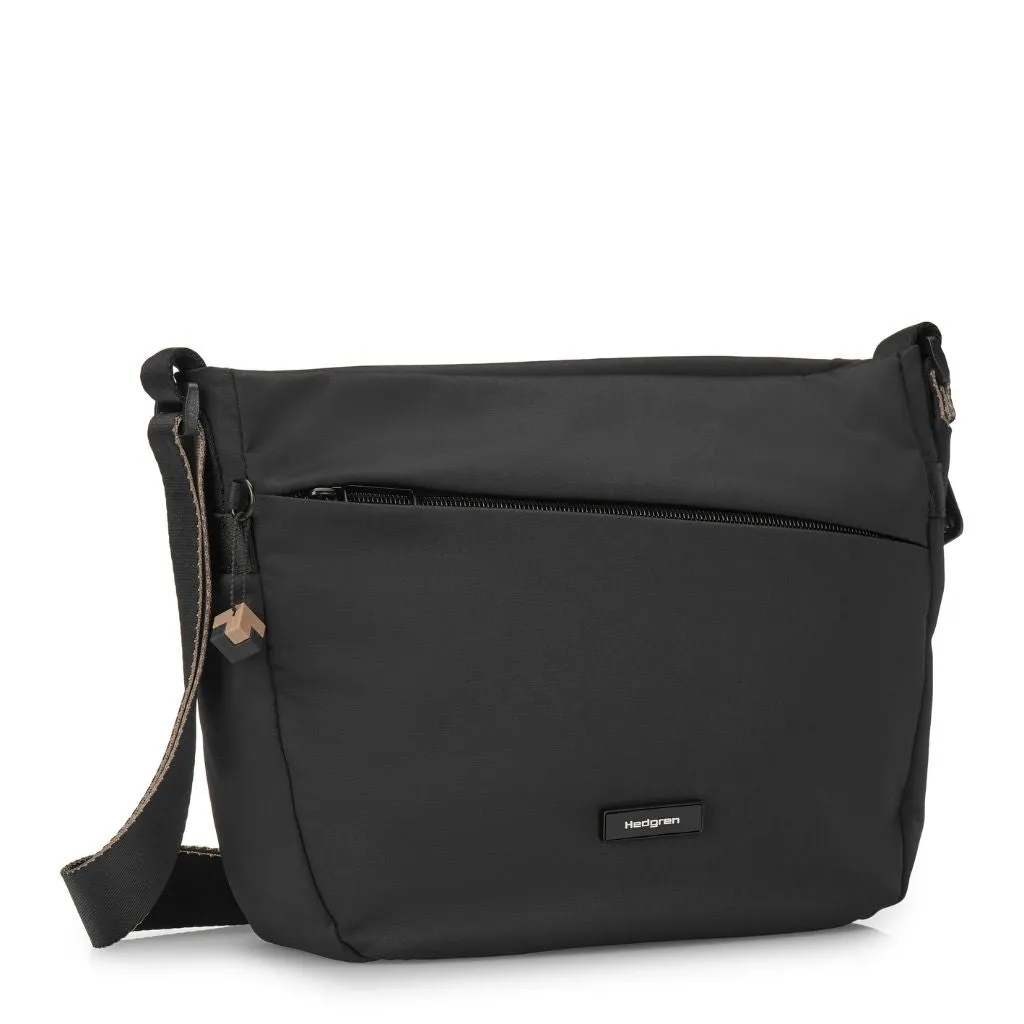 Hedgren Gravity Medium Crossbody Shoulder Bag - Black