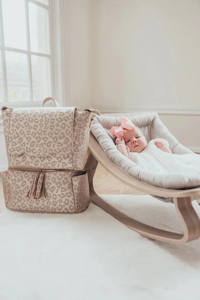 Hollis | Diaper Bag in Leopard