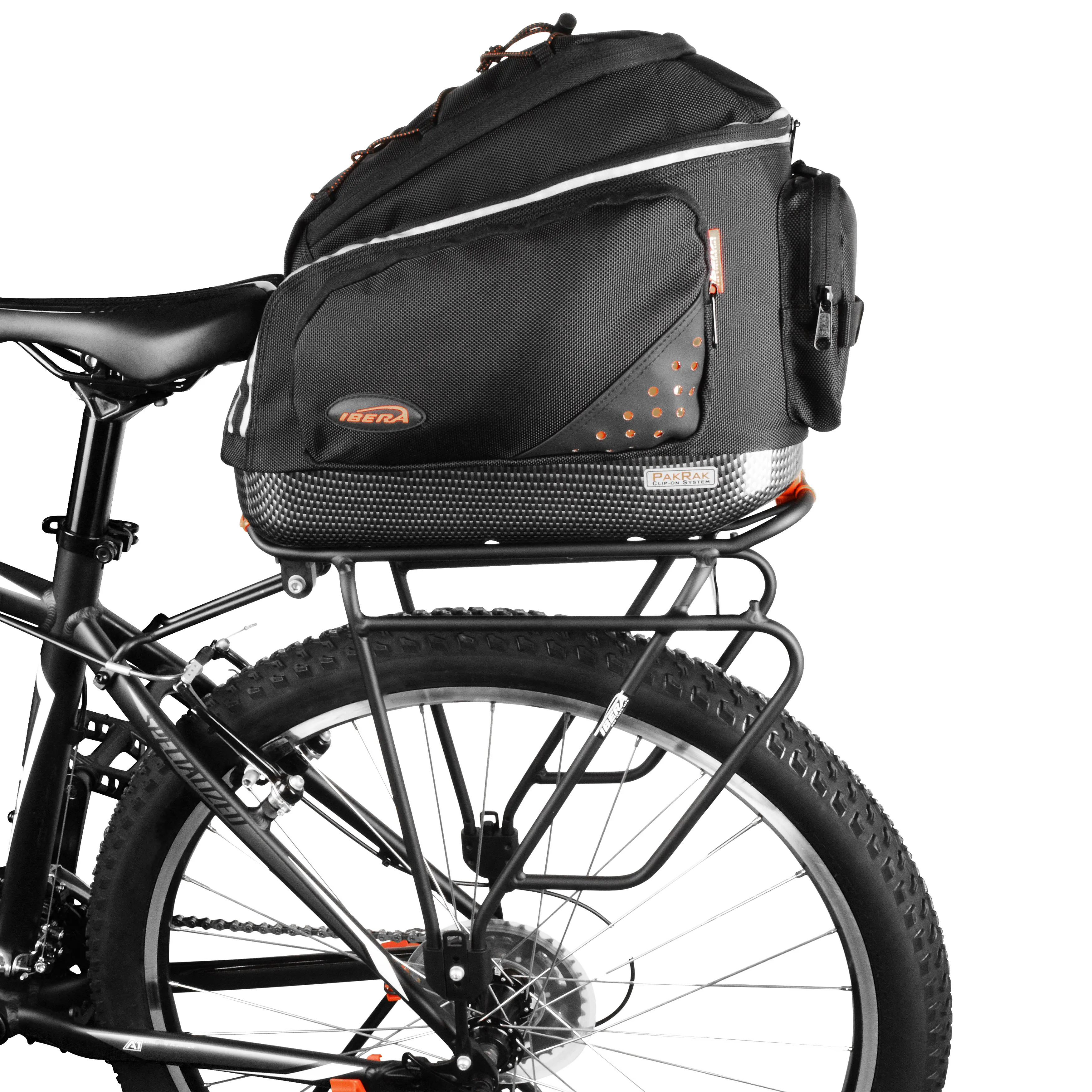 IBERA Commuter Bag & Touring Carrier Plus  | IB-BA1-RA4