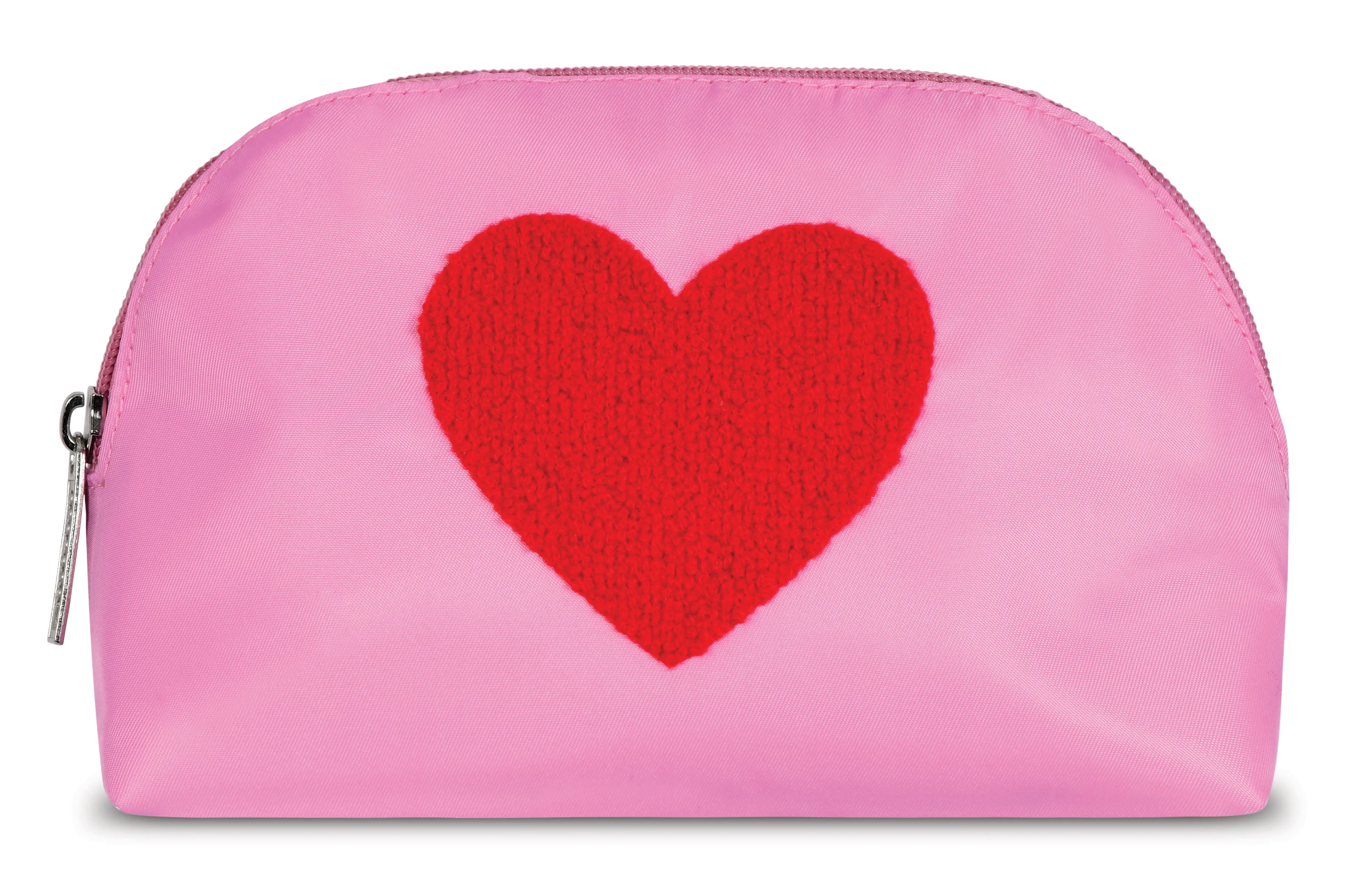 Iscream Heart Oval Cosmetic Bag