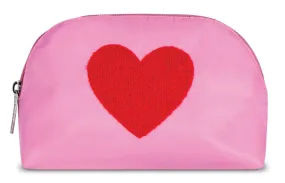 Iscream Heart Oval Cosmetic Bag