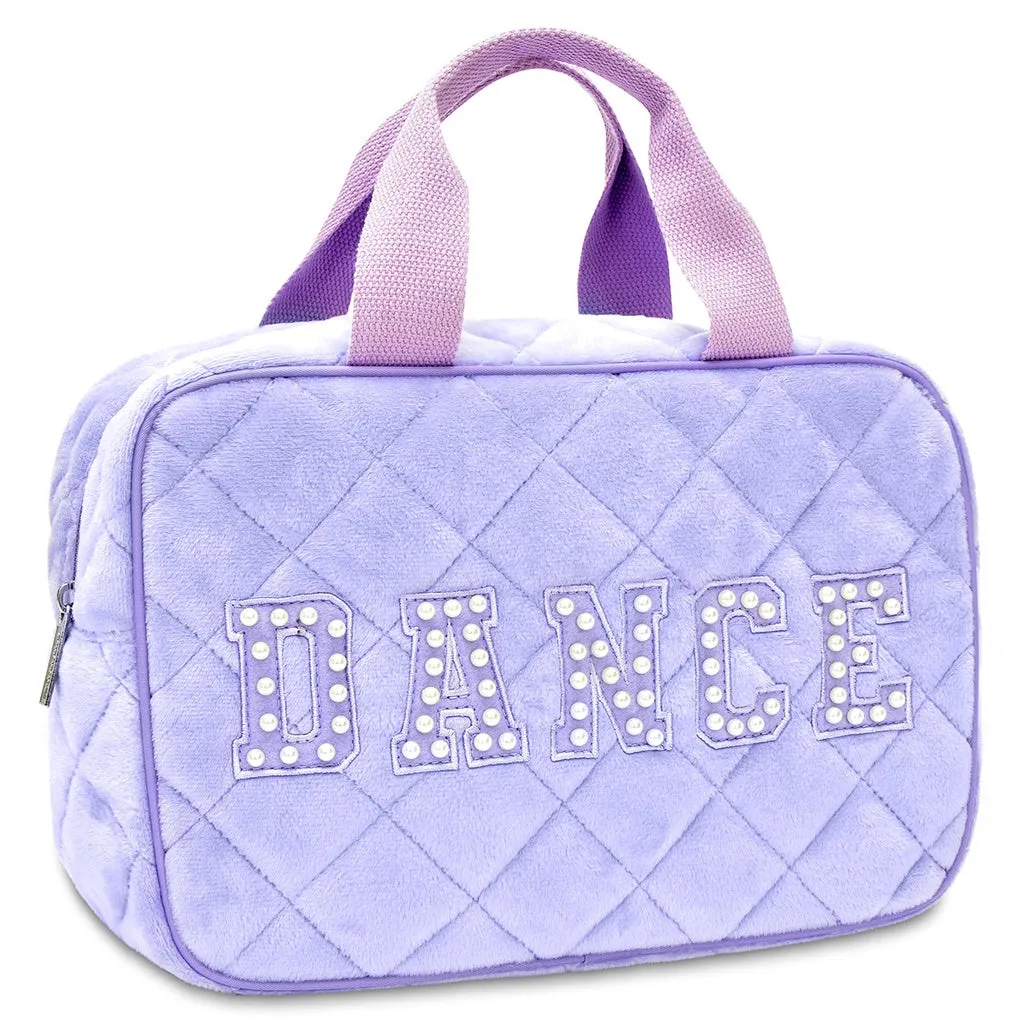 Iscream Love to Dance Quilted Large Cosmetic Bag