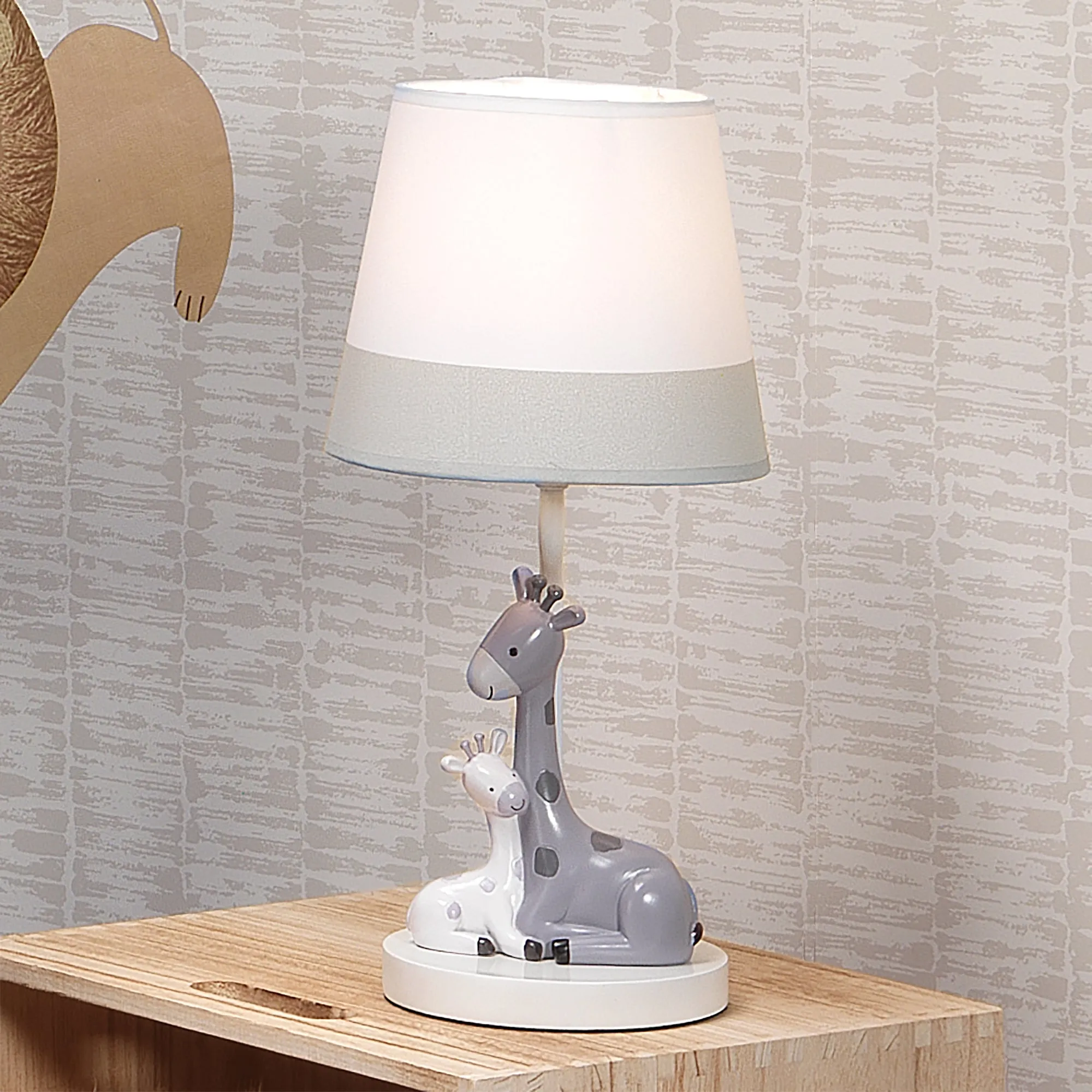 Jungle Friends Lamp with Shade & Bulb