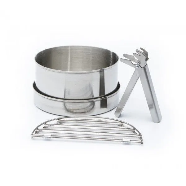 Kelly Kettle® Base Camp – Basic Kit – Stainless Steel Camp Kettle