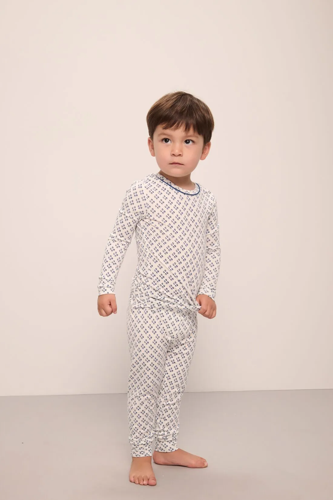 Kids Printed TENCEL™ Modal Unisex Long PJ Set