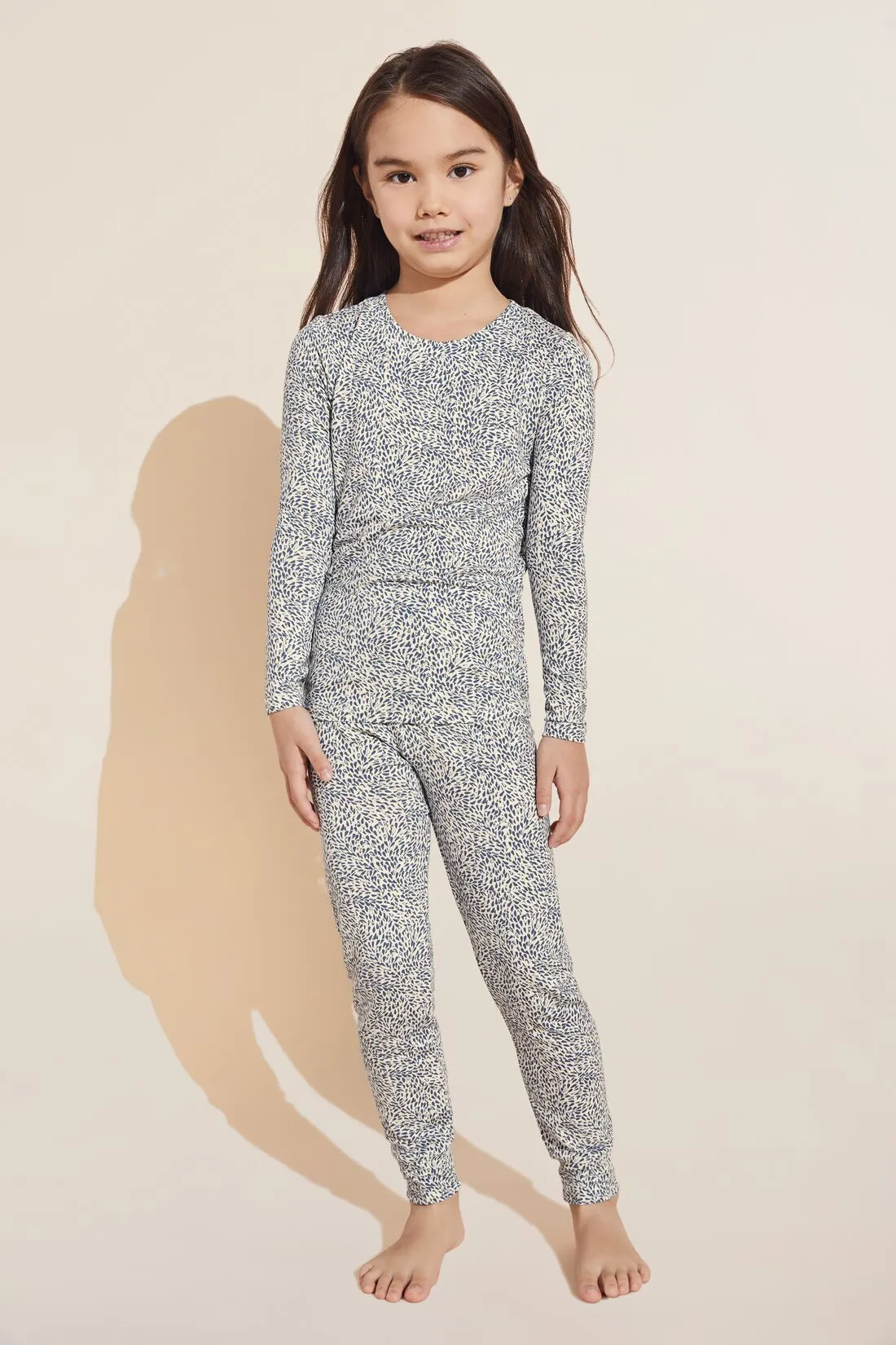 Kids Printed TENCEL™ Modal Unisex Long PJ Set