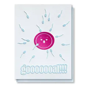 Kiss and Punch - Funny Baby Expecting Card