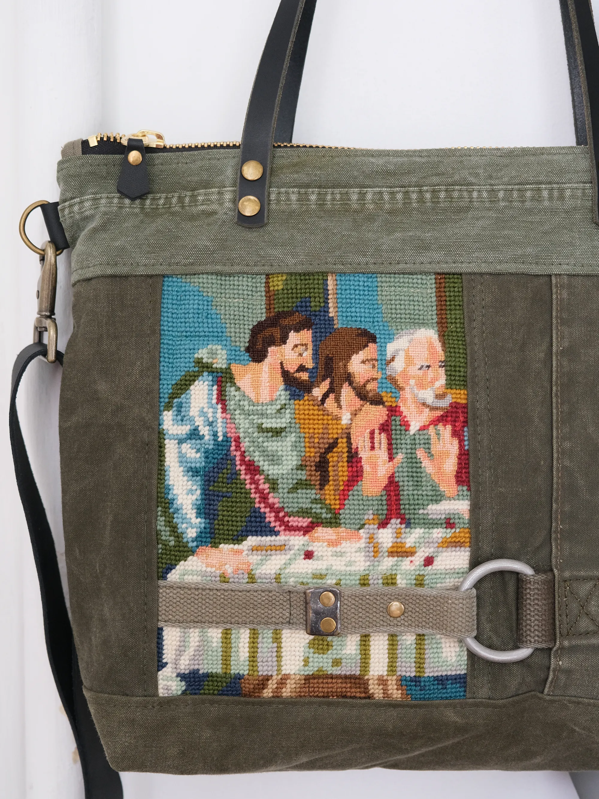 Last Supper Heritage Tote: Barthalamule, James, and Andrew