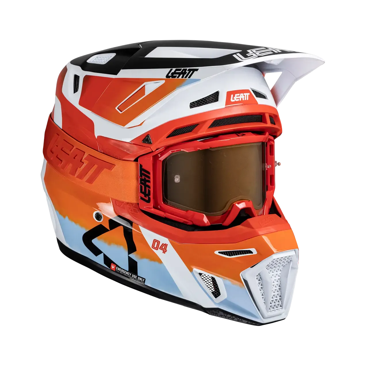 Leatt 8.5 Moto Composite Helmet Kit w/ 5.5 Goggles V25