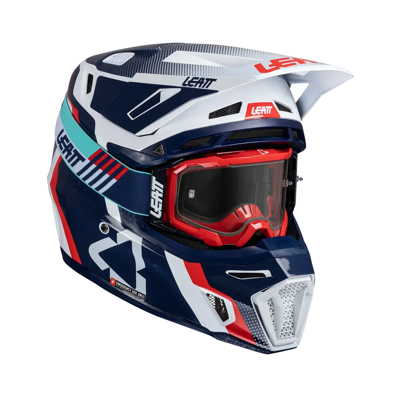 Leatt 8.5 Moto Composite Helmet Kit w/ 5.5 Goggles V25