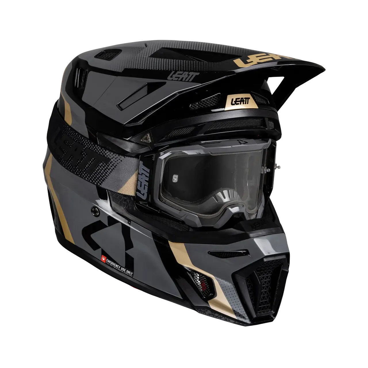 Leatt 8.5 Moto Composite Helmet Kit w/ 5.5 Goggles V25