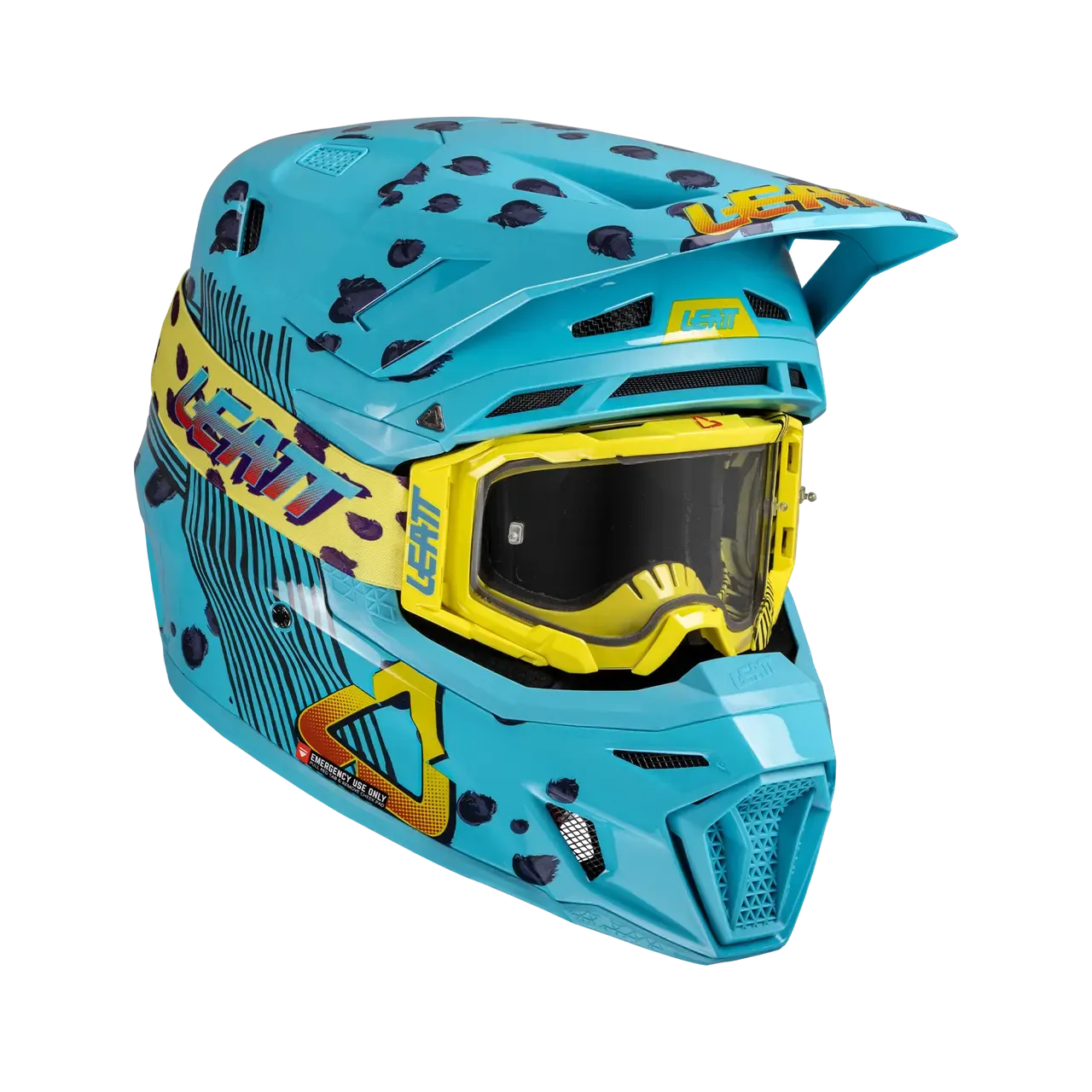 Leatt 8.5 Moto Composite Helmet Kit w/ 5.5 Goggles V25