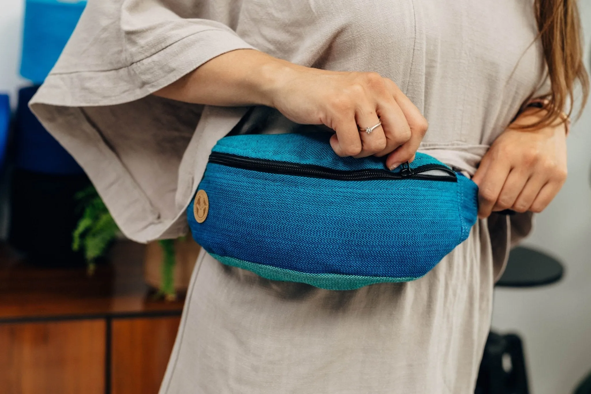 LennyLamb Waist Bag / Bum Bag Rainbow Airglow