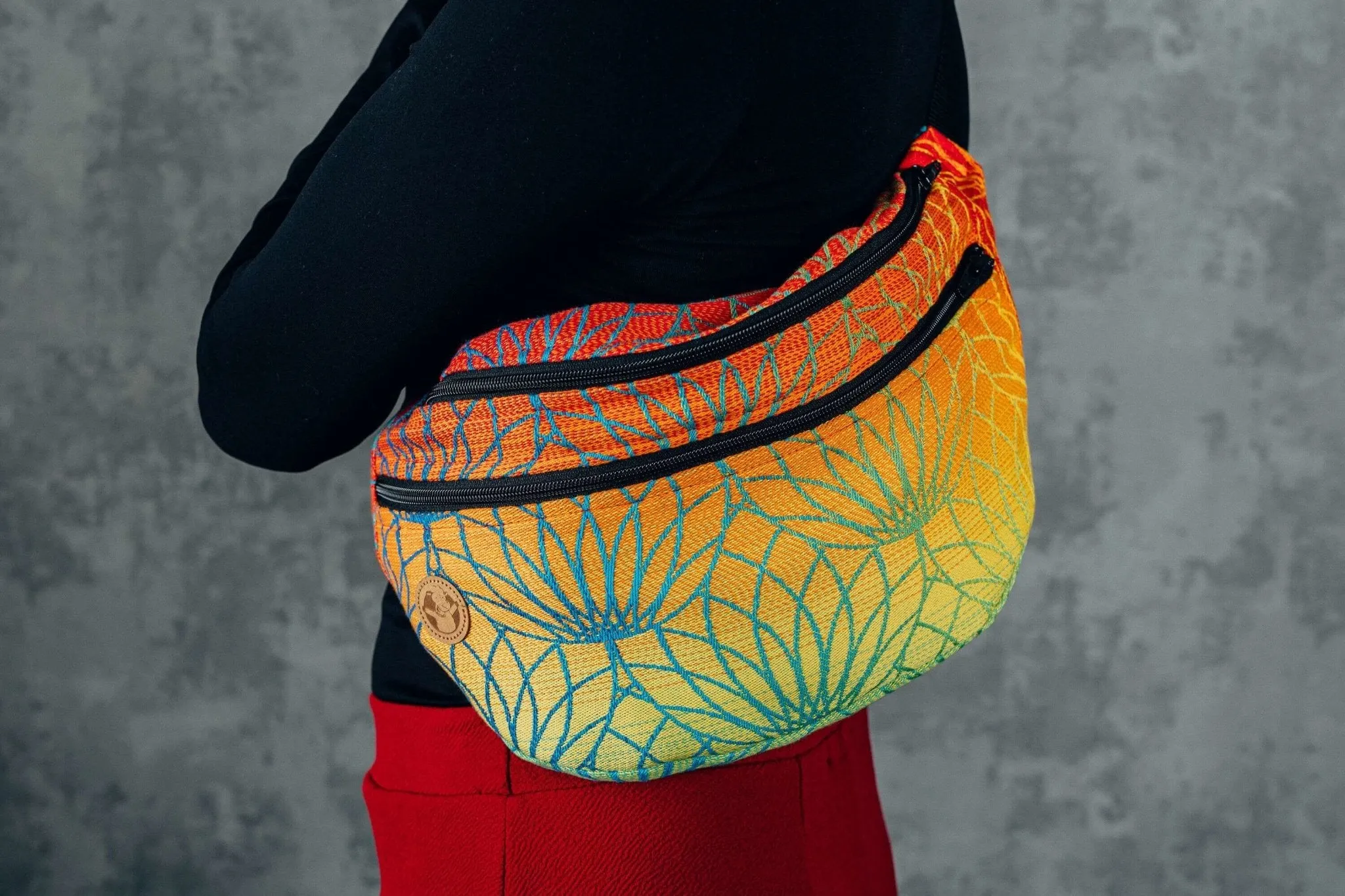 LennyLamb Waist Bag / Bum Bag Rainbow Lotus