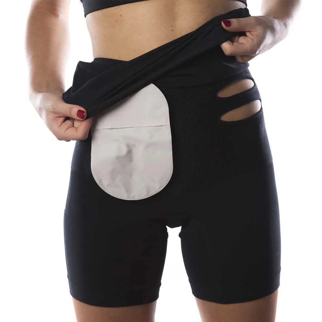 Medium Support High Waist Ostomy Boxer - Double layer