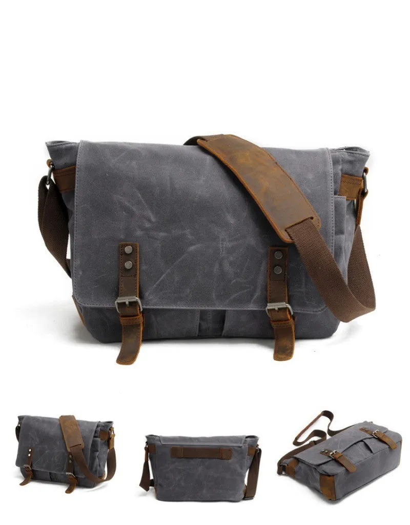 Men's Casual Canvas Shoulder Bag - King Stone Brothers and Co