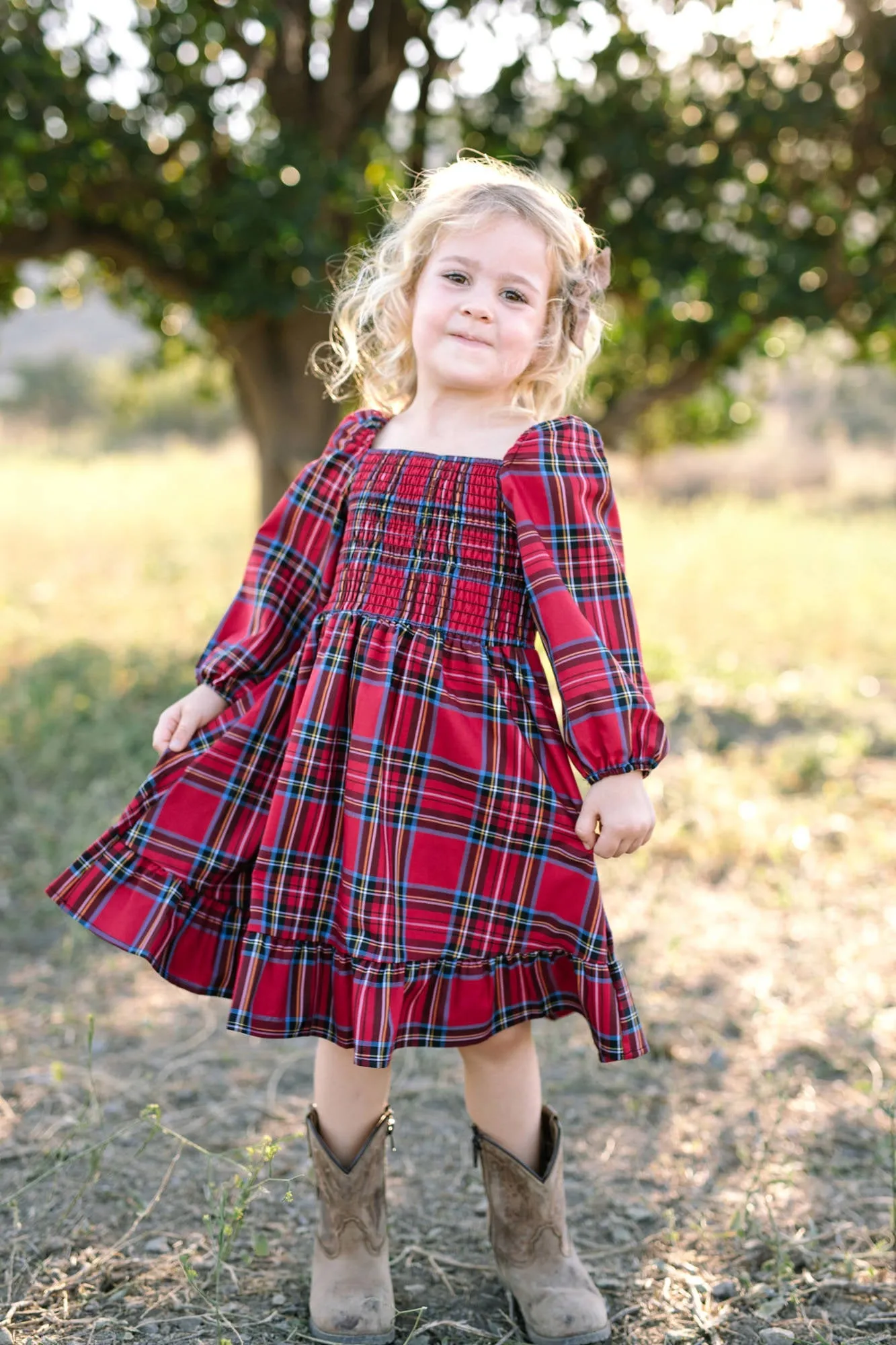 Mini Carol Plaid Dress