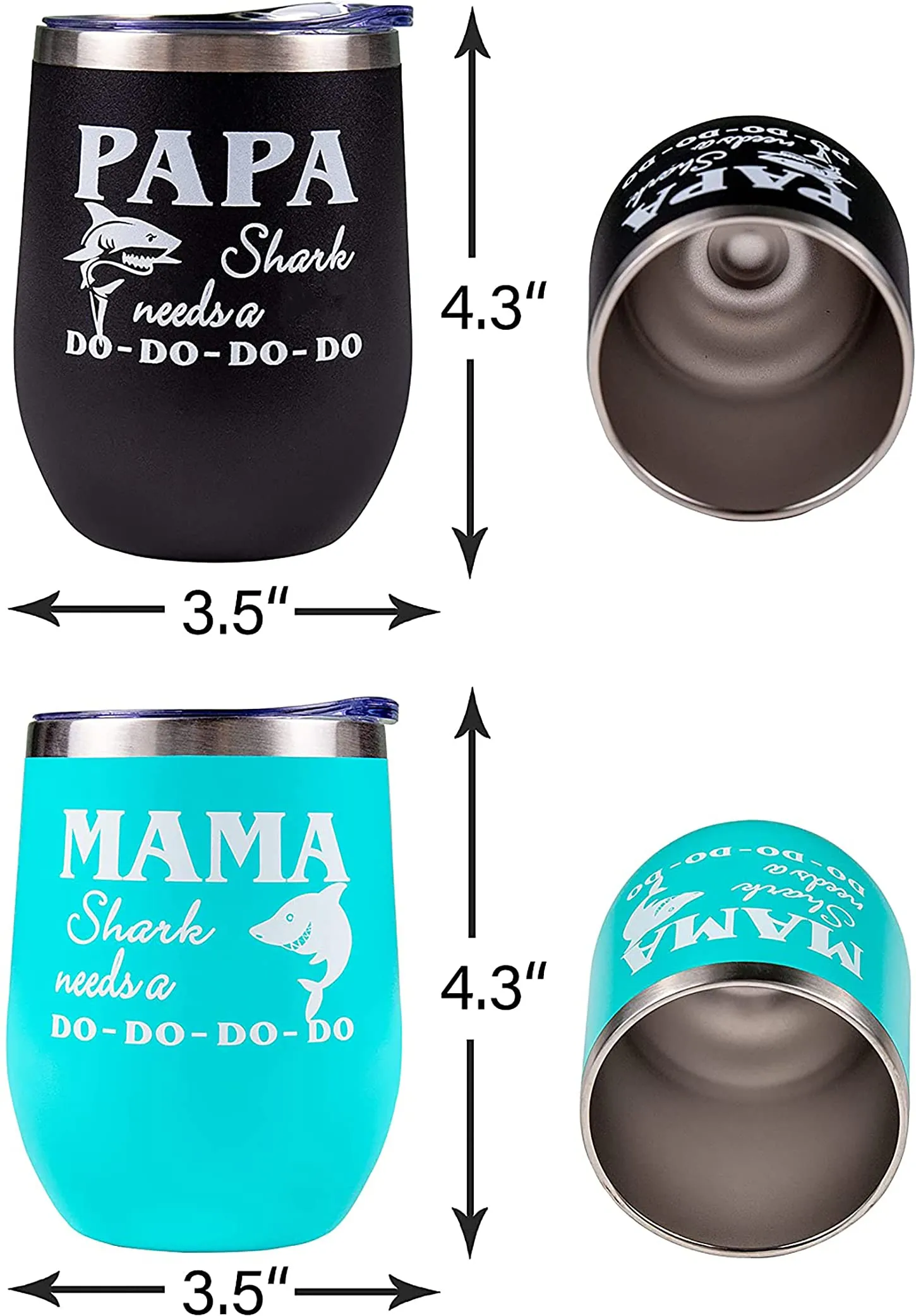 Mommy Shark Tumbler,Mama Shark Mug,Mama Shark Daddy Shark, Mommy and Daddy Shark Mug,Papa